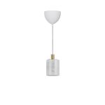 Nordlux Siv Pendelarmatuur Marmer en Metaal Wit | 65mm - Geschikt voor E27