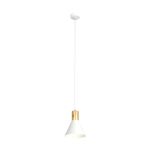Emibig Hanglamp Rosa Staal Wit | Geschikt voor 1x E27 - Max 15W
