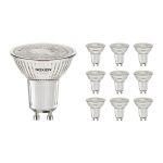 Voordeelpak 10x Noxion PerfectColor LED Spot GU10 PAR16 4W 345lm 36D - 940 Koel Wit | Beste Kleurweergave - Dimbaar - Vervangt 50W