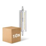 Voordeelpak 10x Philips Corepro LED Lineair R7s 118mm 14W 1800lm - 840 Koel Wit | Dimbaar - Vervangt 120W
