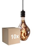 Voordeelpak 10x Eglo LED Special E27 Filament Smokey 4W 70lm - 818 Zeer Warm Wit | Dimbaar - Vervangt 25W