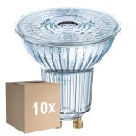 Voordeelpak 10x Osram Parathom LED GU10 Spot Helder 4.5W 350lm - 940 Koel Wit | Dimbaar - Beste Kleurweergave  - Vervangt 50W