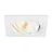 SLV New Tria 68 Spot Aluminium Wit Vierkant 8.3W 750lm 38D - 930 Warm Wit | Zaagmaat 68mm - Beste Kleurweergave - Dimbaar 