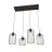 Emibig Hanglamp Vander Staal Zwart | Geschikt voor 4x E27 - Max 15W