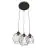 Emibig Hanglamp Nando Staal Zwart | Geschikt voor 3x E27 - Max 15W