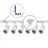 Bright Choice Complete Set 1-Fase Rail L 1 x 2 Meter Wit | incl. 6x Spot + GU10 2700K 3W Dimbaar + Eindkap, Voedingsconnector en L -Verbindingsstuk