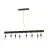 Eglo Hanglamp Townshend 4 Staal Bruin Zwart | IP20 - Geschikt voor 8x E27 