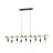 Eglo Hanglamp Townshend Hout Staal Bruin Zwart | IP20 - Geschikt voor 9x E27 
