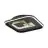 Eglo Wand en Plafondlamp Tiriolo Staal Zwart Goud 16.2W 2100lm - 840 Koel Wit | IP20 