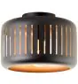 Brilliant Tyas Plafondlamp Metaal Zwart Goud | 270mm - Geschikt voor 1x E27