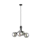 Emibig Hanglamp Nova Staal Zwart | Geschikt voor 4x E14 - Max 10W