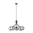 Emibig Hanglamp Nova Staal Zwart | Geschikt voor 5x E14 - Max 10W