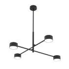 Emibig Plafondlamp Natsu Staal Zwart | Geschikt voor 4x GX53 - Max 12W