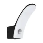 Eglo Wandlamp Fiumicino Buitenverlichting Aluminium Zwart 11.5W 1200lm - 830 Warm Wit