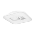 Eglo Wand en Plafondlamp Tiriolo Staal Wit Zilver 16.2W 2100lm - 840 Koel Wit | IP20 